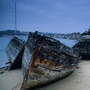 Bretagne, Camaret sur Mer, Schiffsfriedhof, September 1990 © Wolfgang Herath