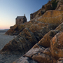 Bretagne, Mont St. Michel, Kapelle St. Aubert, Juli 1990 © Wolfgang Herath