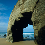 Bretagne, Quiberon, Felsentor Port Blanc, Juli 1992 © Wolfgang Herath