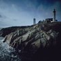 Bretagne, St. Mathieu, Leuchtturm und altes Kloster, September 1990 © Wolfgang Herath