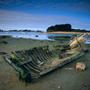 Bretagne, Tregastel, Schiffswrack, September 2001 © Wolfgang Herath